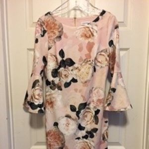 Calvin Klein Bell Sleeves Dress